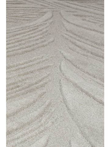 KADIMA DESIGN Handgetufteter Teppich aus 100% Wolle in beruhigenden Farben in Grau