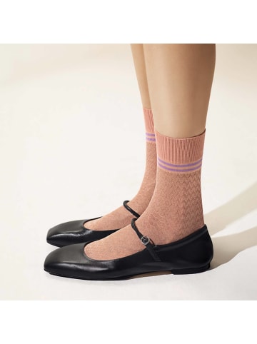 Kunert Socken Arrow Graphic gemustert in coral