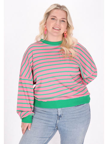 myMo Women Plus Size Sweatshirt in Multicolor