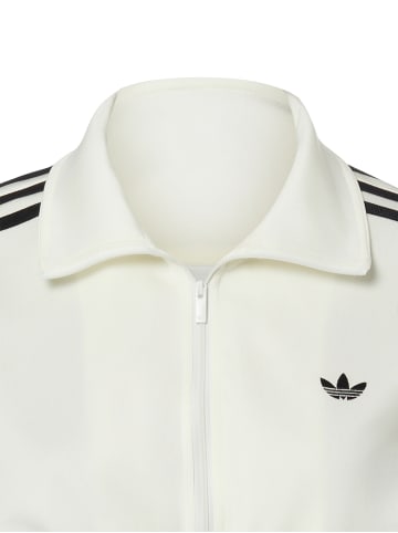 adidas Originals Sweatjacke Smocked FBSmocked Firebird Track Top in ecru - 0001