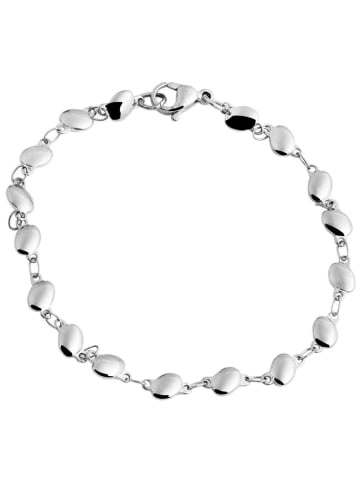 Adeliás Damen Halskette aus Edelstahl 50 cm in silber