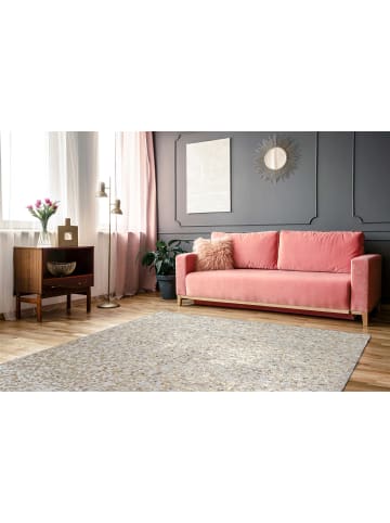Arte Espina Kurzflor Teppich Finish 125 in beige - gold - rechteckig