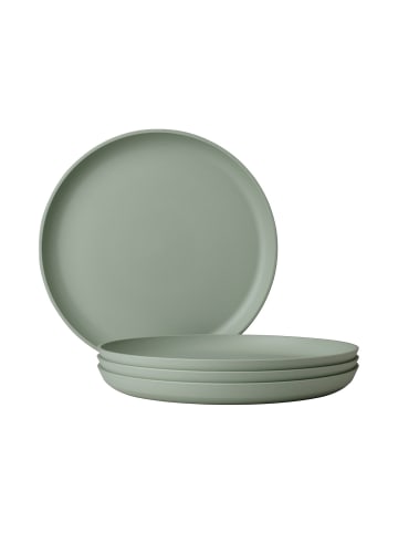 Mepal 4er Set Frühstücksteller Silueta ø 23 cm in Nordic Sage