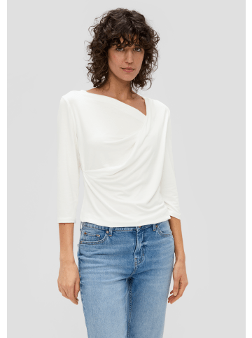 s.Oliver T-Shirt 3/4 Arm in Creme