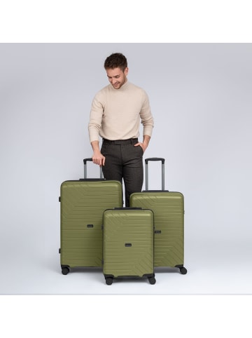 Redolz Essentials 05 3-SET 4 Rollen Kofferset 3-teilig in dark-olive 2