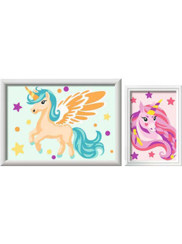 Ravensburger Malprodukte CreArt, Malen nach Zahlen Kinder - Neon Atelier Einhorn Ab 7 Jahre in bunt