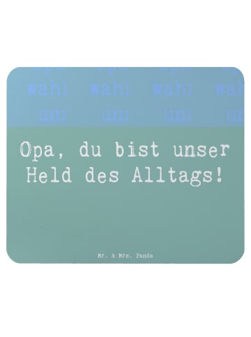 Mr. & Mrs. Panda Mauspad Spruch Opa Held mit Spruch in Meeresbrise