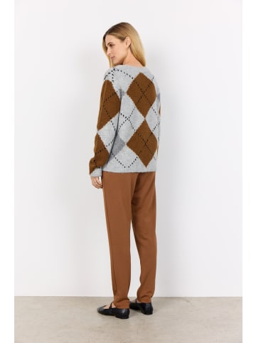 soyaconcept Pullover SC-Acacie 1 in hellgrau cognac - 0001