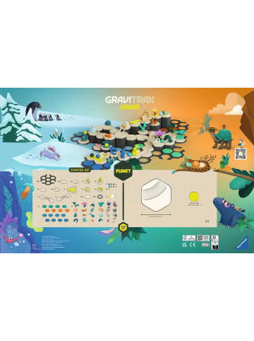 Ravensburger Konstruktionsspiel GraviTrax Junior - Starter-Set XXL Planet 3-7 Jahre in bunt