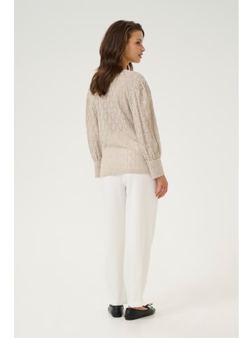 Kaffe Langarm-Bluse KAtio Regular fit in Feather Gray