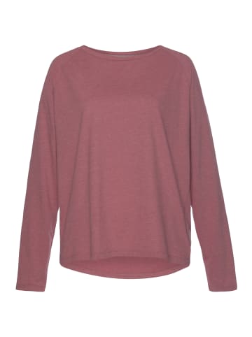 ELBSAND Longsleeve in mauve meliert