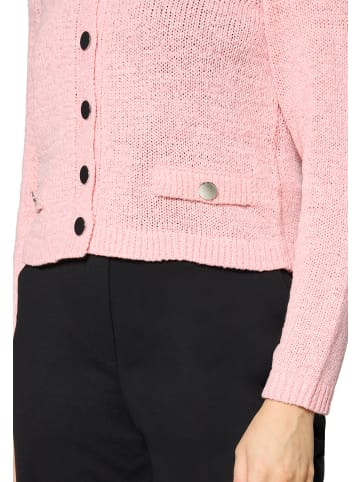 Betty Barclay Strick-Cardigan mit aufgesetzten Taschen in Pink Dolphin