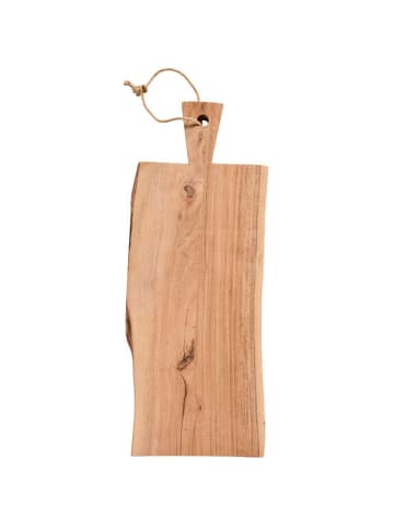 IB Laursen XL Schneidebrett UNIKA Akazienholz mit Juteseil 60x20 cm