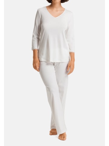Hanro Schlafanzug Anouk in Off white