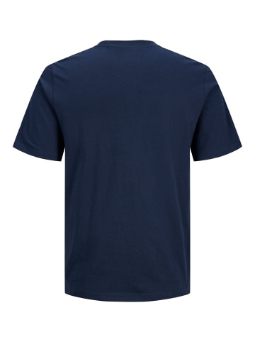 JACK & JONES PLUS T-shirt in Navy Blazer