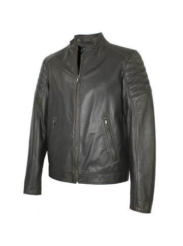 MADDOX Lederjacke Lammnappa in Grau