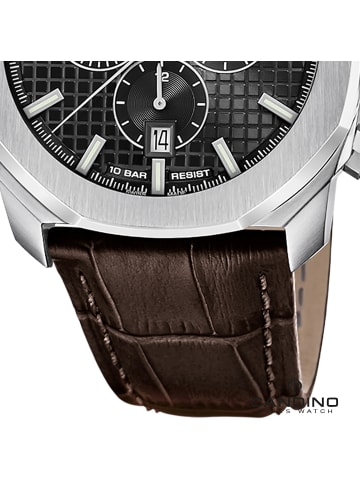 Candino Chronograph-Armbanduhr Candino Sport braun groß (ca. 44mm)
