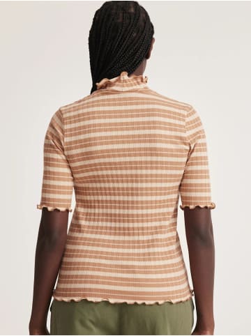 Odd Molly Polo shirt Kelly in COYOTE BROWN