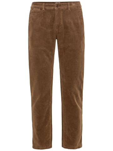 Camel Active Relaxed Fit Cord Chino mit Thermofutter in Braun