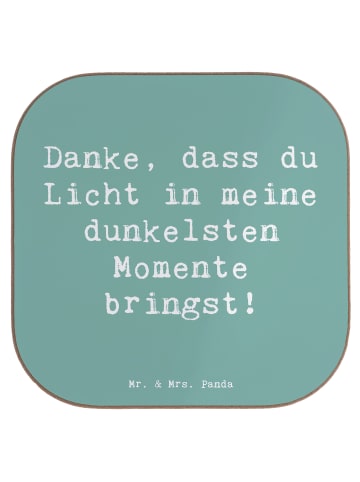 Mr. & Mrs. Panda Untersetzer Tasse Spruch Herztherapeut Licht mi... in Meeresbrise