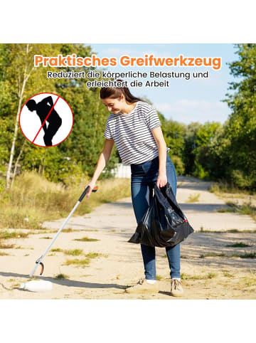 COSTWAY Greifzange Extra lange 88 cm in Orange