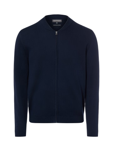 Finshley & Harding Strickjacke in marine - 0001