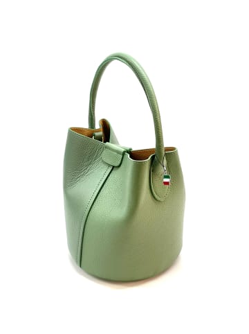 Florence Florence Umhängetasche Leder hellgrün ca. 26cm