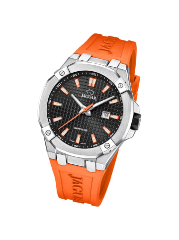 Jaguar Analog-Armbanduhr Jaguar Diplomatic orange groß (ca. 44mm)