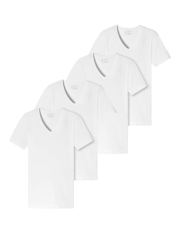 Schiesser T-Shirt 95/5 in Weiß
