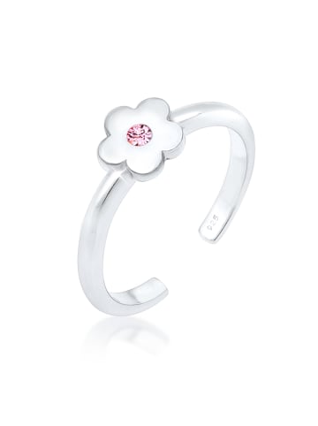 Elli Ring 925 Sterling Silber Blume in Silber