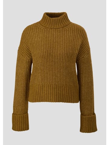 QS Strickpullover in 77W0_olivgrün