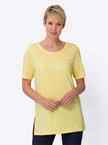 Sieh an! Longshirt in zitrone