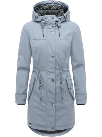 PEAK TIME Regenjacke L60042 in Smoke Blue