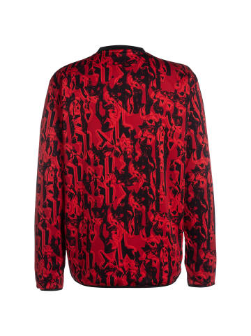 adidas Performance Sweatshirt Manchester United Pre-Match Warm in rot / schwarz