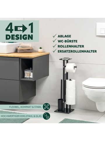 eluno Stand-WC-Garnitur 4in1 ca. 28 x 67 x 20 cm (B/H/T)