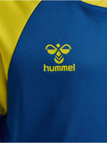 Hummel T-Shirt Raglanärmel Hmlmatch Kinder in TRUE BLUE/BLAZING YELLOW