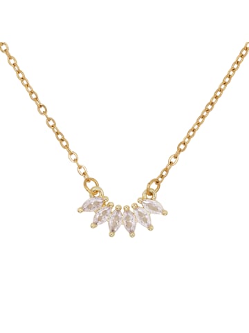 Steel_Art Halskette mit Steinen Damen Louise goldfarben in goldfarben