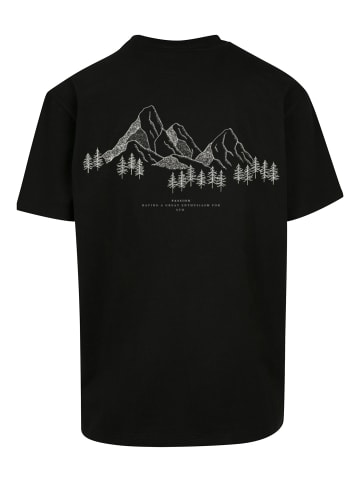 F4NT4STIC T-Shirt Mountain Berge Urlaub Winter Schnee Ski in schwarz