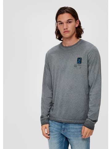 QS T-Shirt in 99D0_grau