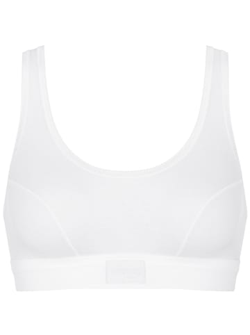 Sloggi Baumwolle, Single-Jersey Bio Bustier DOUBLE COMFORT T in weiß
