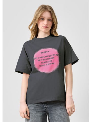 QS T-Shirt in 98D1_dunkelgrau