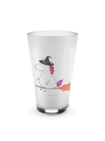 Mr. & Mrs. Panda Blümchentailglas Einhorn Hexe ohne Spruch in Transparent