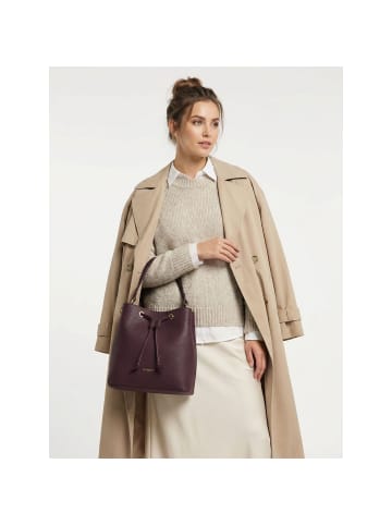 Lazarotti Bologna Leather Beuteltasche Leder 25 cm in burgundy