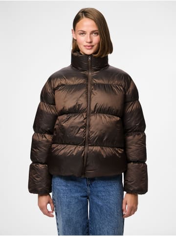 Pieces Pufferjacke in Hot Fudge