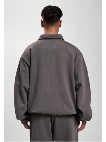DEF Sweatjacke "Colllar Jacket" in Grau