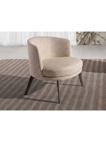Angel Cerdá Sessel 5108 in Creme / Braun – (B)74 x (H)70 x (T)71 cm