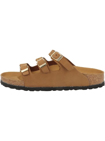 Birkenstock Sandale Florida Fresh Nubukleder schmal in braun