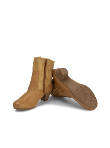 VITAFORM Lammnappaleder Stiefeletten in camel