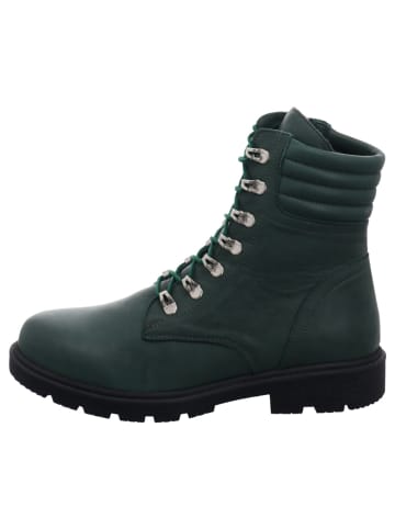 Esgano Damenschnürrstiefel kalt flach  in  Grün