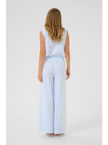 Kaffe Hose KAsara Loose fit in Blue/White Stripe